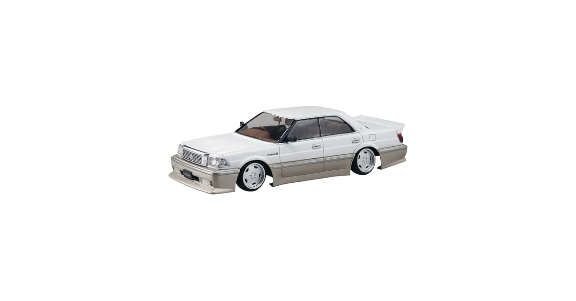 ミニカー Toyota Crown Majesta Premium Silver Inch Up 1/24 Crown Majesta UZS155 C Type i-Four Plastic Model